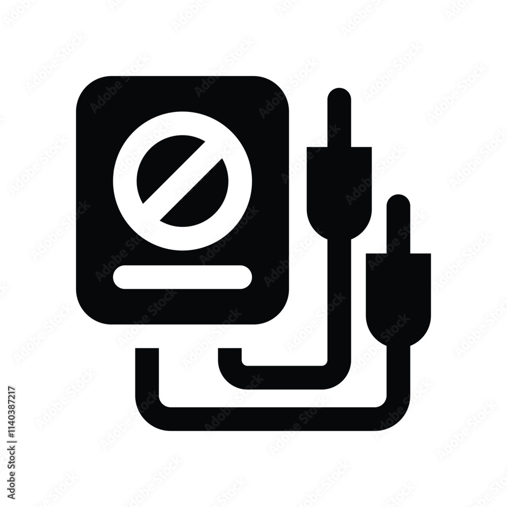 voltmeter icon. vector glyph icon for your website, mobile, presentation, and logo design. voltmeter icon. vector glyph icon for your website, mobile, presentation, and logo design.
