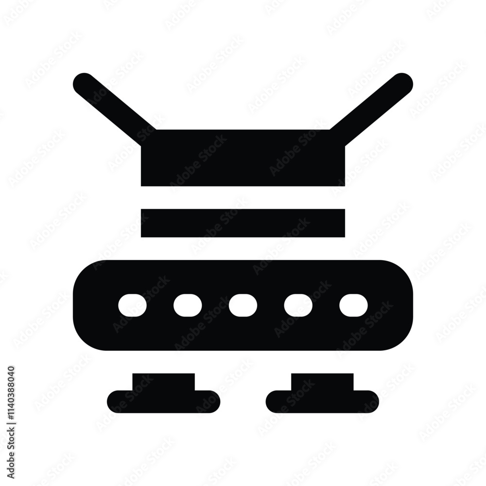 Obraz premium conveyor icon. vector glyph icon for your website, mobile, presentation, and logo design.