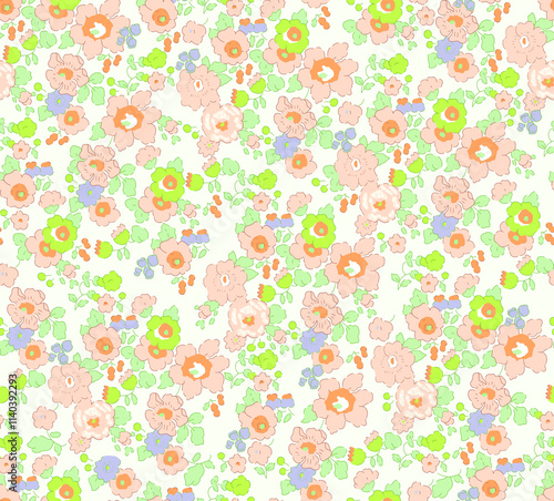 Seamless Endless Hand Painting Watercolor Abstract leopard Animal Skin Geometric Print Pattern Colorful Tie Dye Background
