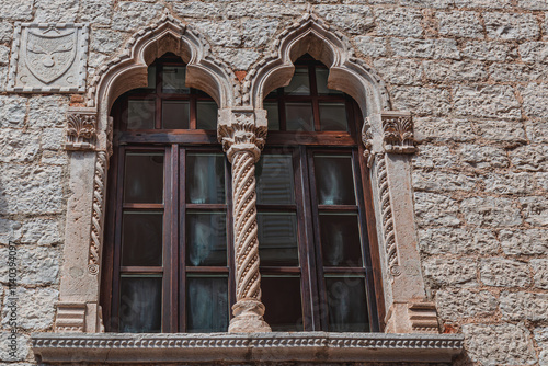 03.07.24 Porec Croatia Wonderful different window decorations on historic houses