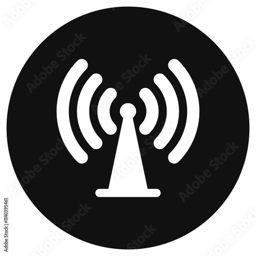 Editable vector wifi tower signal icon. Part of a big icon set family. Perfect for web and app interfaces, presentations, infographics, etc