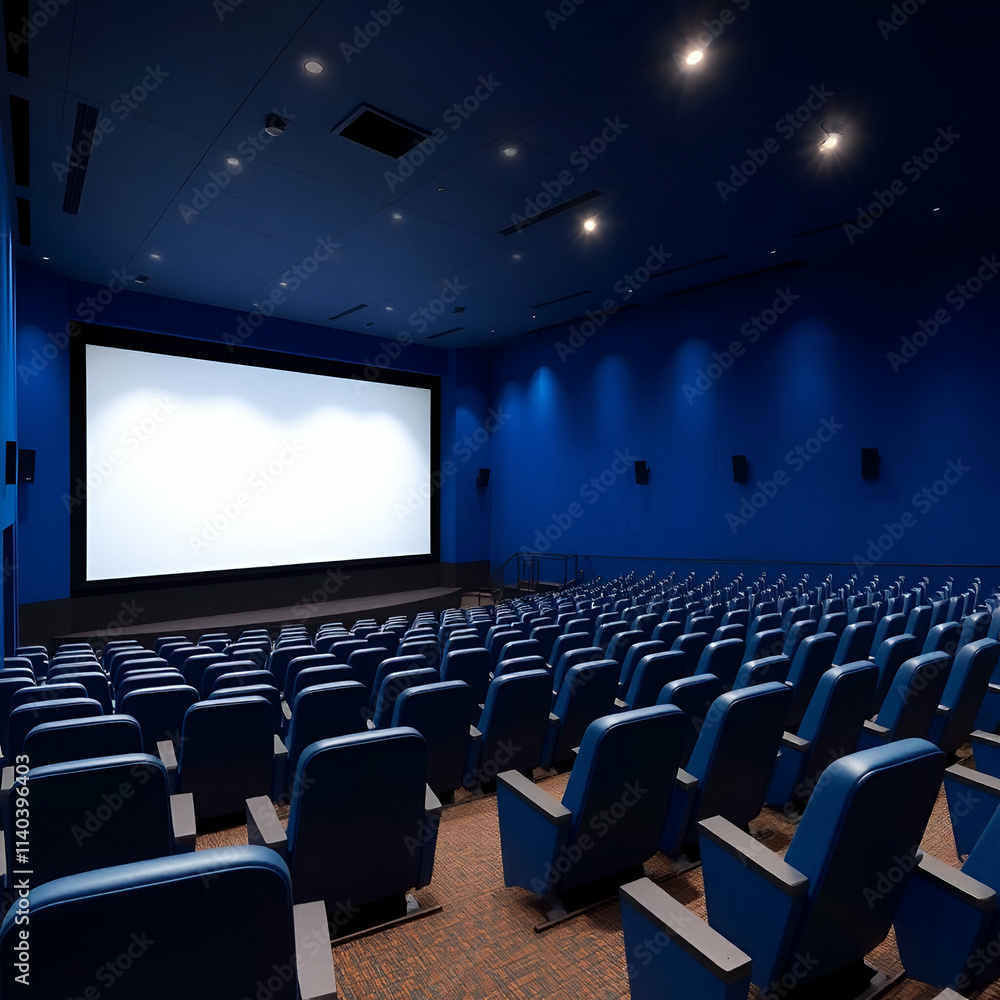cinema auditorium with chairs