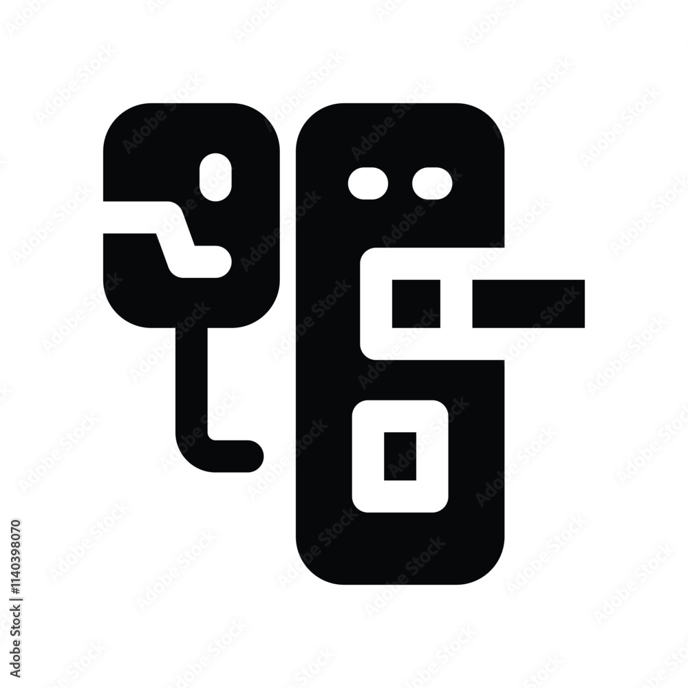 door lock icon. vector glyph icon for your website, mobile, presentation, and logo design. door lock icon. vector glyph icon for your website, mobile, presentation, and logo design.