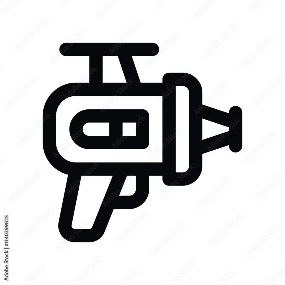 blaster icon. vector line icon for your website, mobile, presentation, and logo design. blaster icon. vector line icon for your website, mobile, presentation, and logo design.