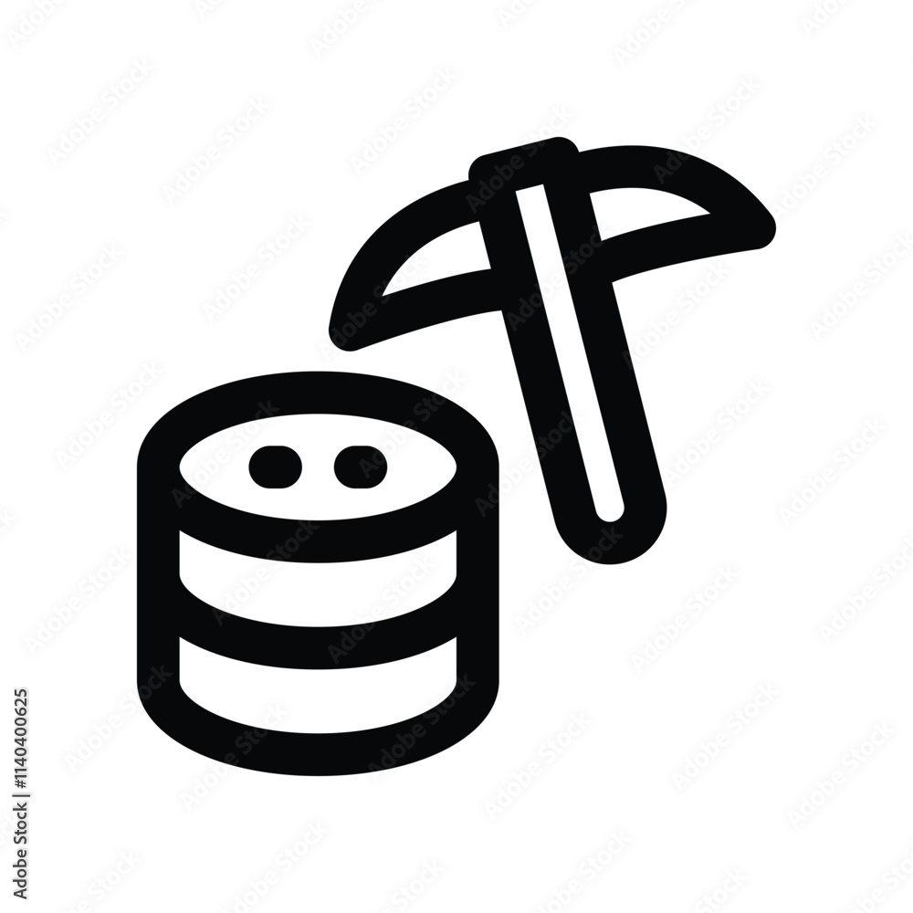 Fotografie data mining icon