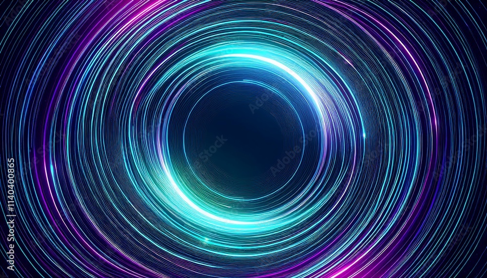 Abstract swirling light patterns in vibrant colors.