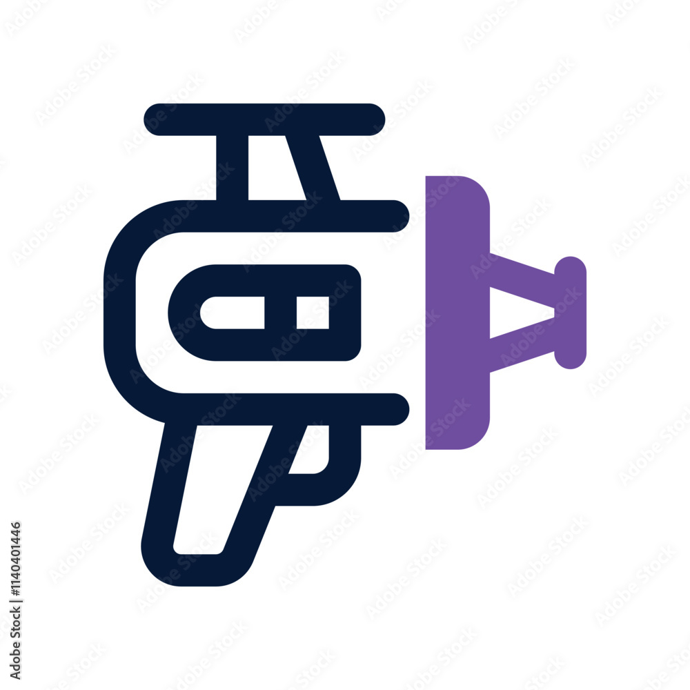 blaster icon. vector dual tone icon for your website, mobile, presentation, and logo design. blaster icon. vector dual tone icon for your website, mobile, presentation, and logo design.