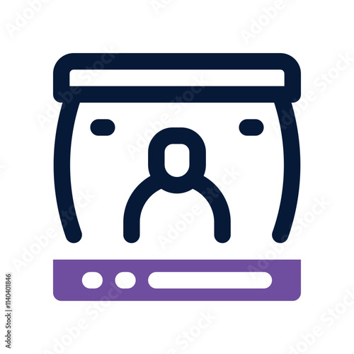 teleport icon. vector dual tone icon for your website, mobile, presentation, and logo design.