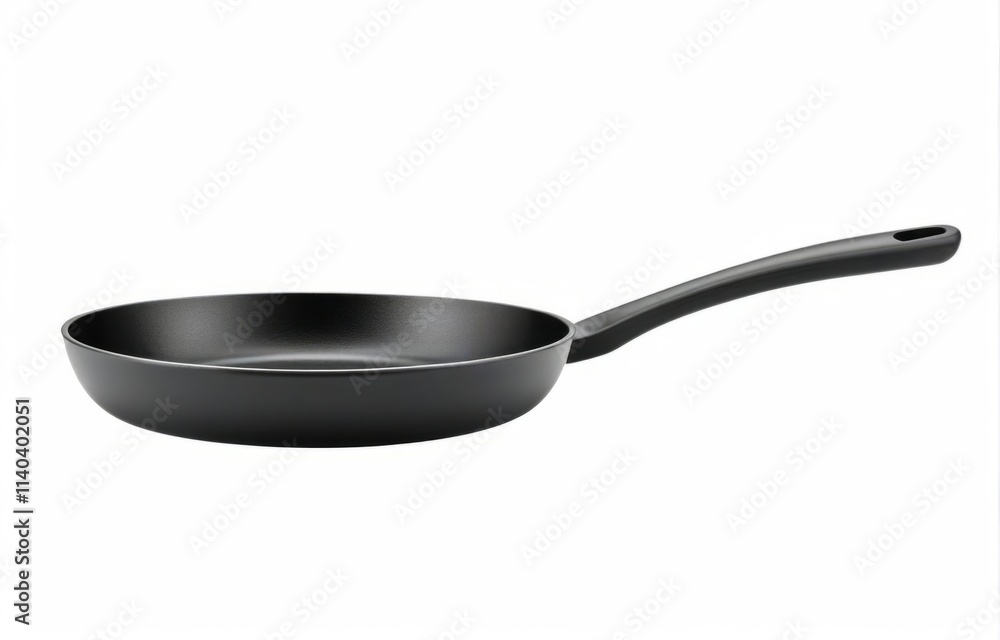 Cooking with a sleek black frying pan perfect for a variety of meals in any kitchen Cooking with a sleek black frying pan perfect for a variety of meals in any kitchen