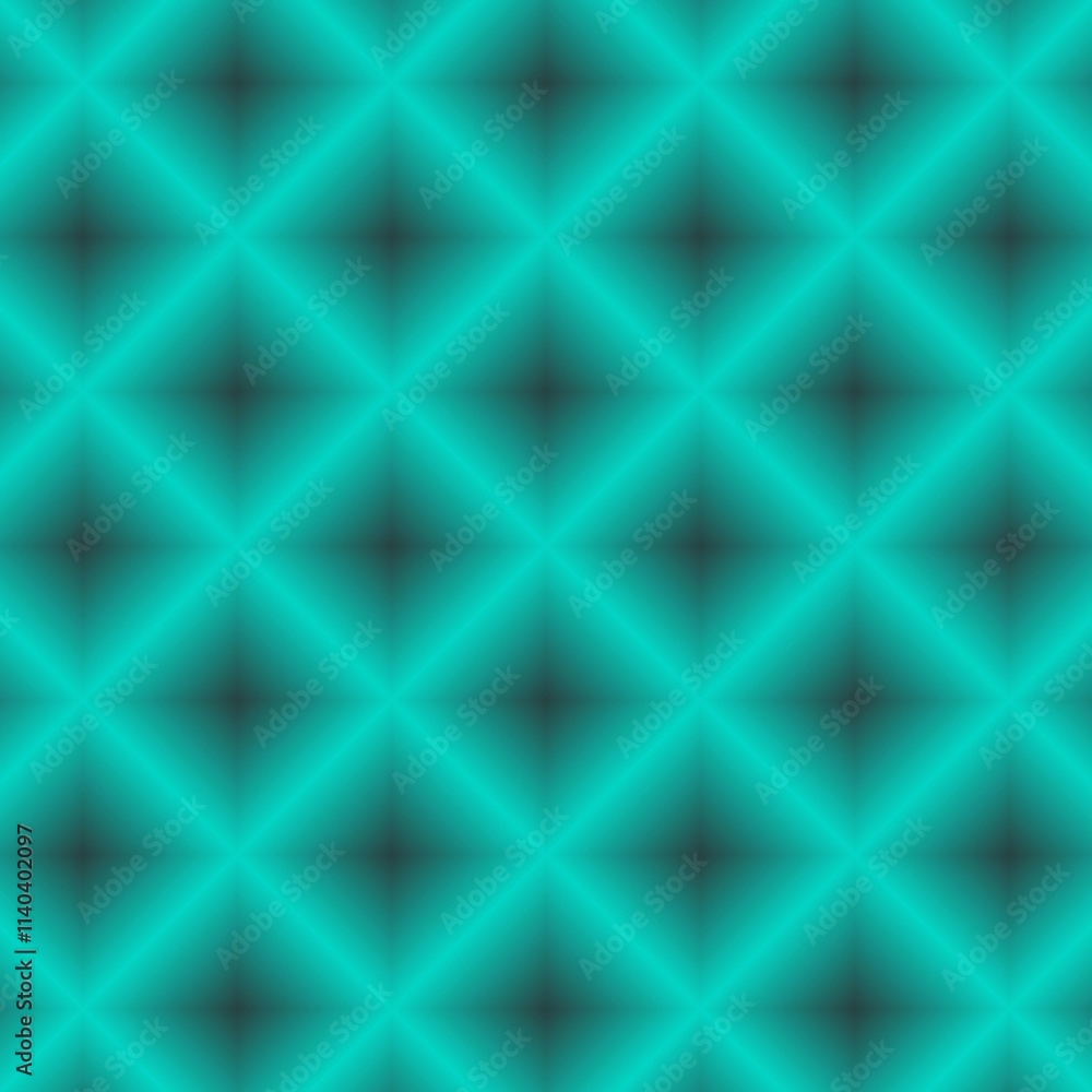 Repeating teal diamond patterns create a gradient background suitable for digital art, web design, textiles, or backgrounds for various products Repeating teal diamond patterns create a gradient background suitable for digital art, web design, textiles, or backgrounds for various products