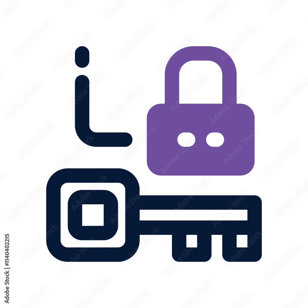 padlock icon. vector dual tone icon for your website, mobile, presentation, and logo design. padlock icon. vector dual tone icon for your website, mobile, presentation, and logo design.