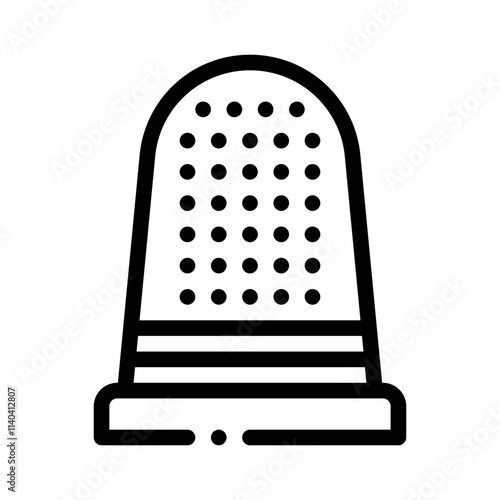 thimble line icon
