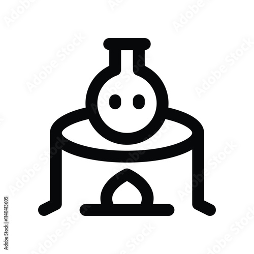 burning icon. vector line icon for your website, mobile, presentation, and logo design.