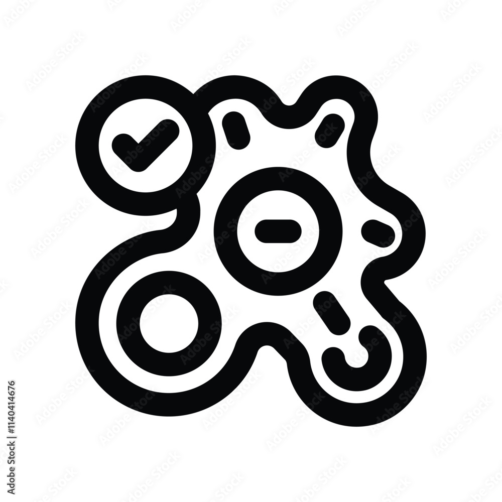 amoeba icon. vector line icon for your website, mobile, presentation, and logo design. amoeba icon. vector line icon for your website, mobile, presentation, and logo design.