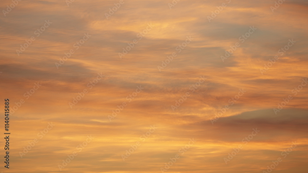 Obraz premium sunset sky with clouds