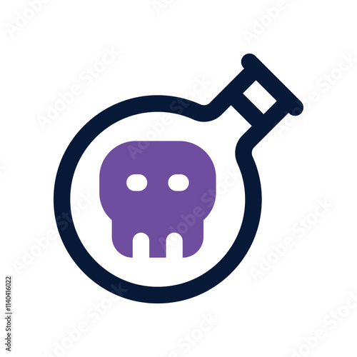 toxin icon. vector dual tone icon for your website, mobile, presentation, and logo design.