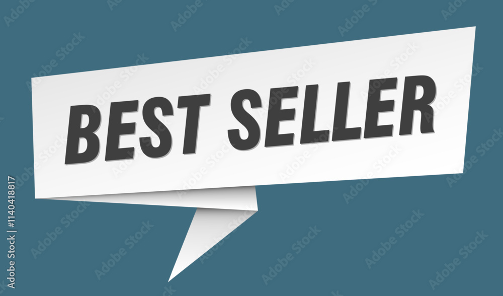 BEST SELLER speech bubble on transparent background BEST SELLER speech bubble on transparent background