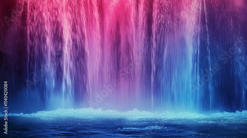 12 abstract waterfall light effects with smooth flowing patterns and gradient colors