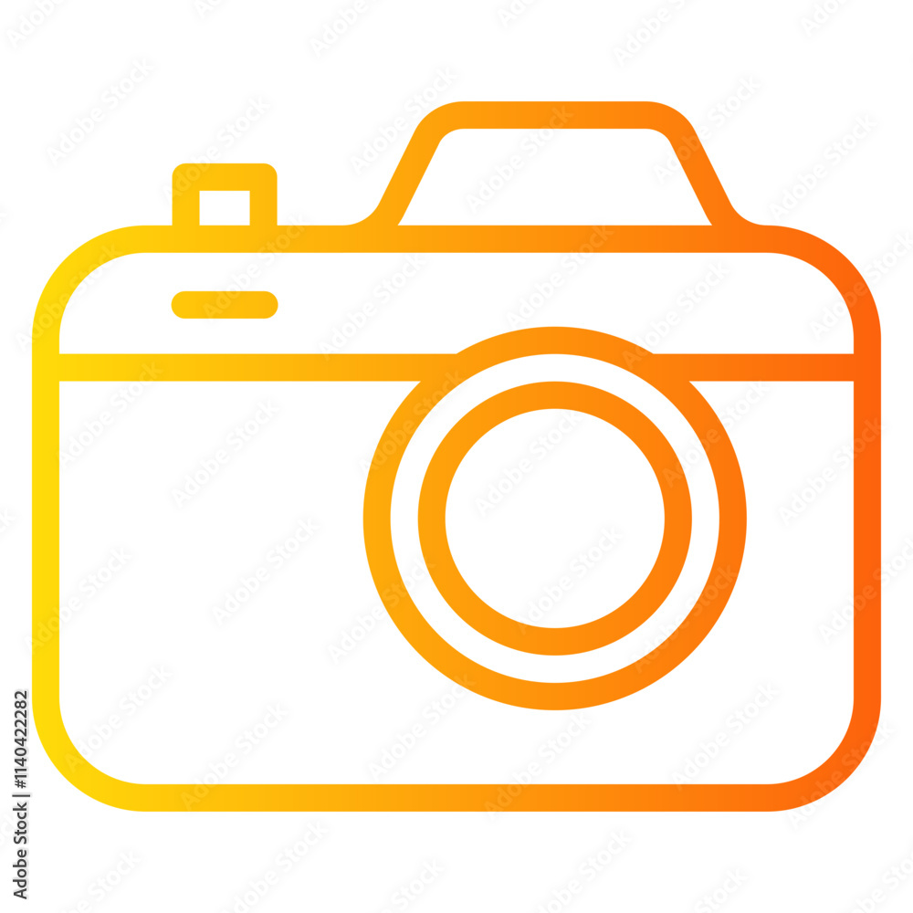 Yellow gradient technology icon image of various forms of electronic technology products Yellow gradient technology icon image of various forms of electronic technology products