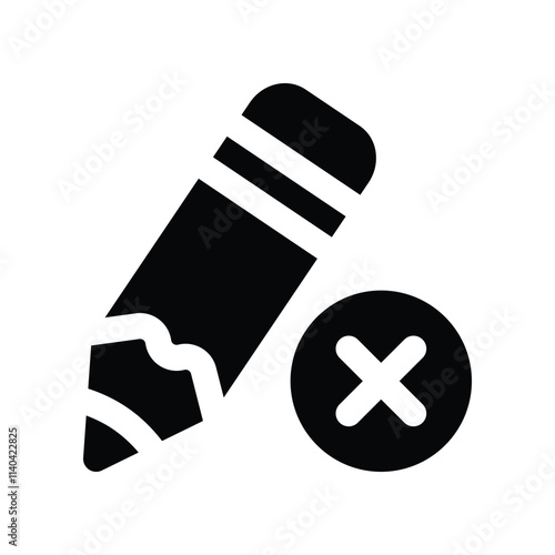 reject icon. vector glyph icon for your website, mobile, presentation, and logo design.