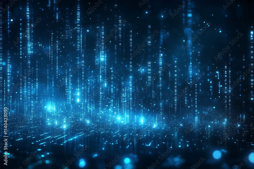 Digital Data Flow Background Digital Data Flow Background