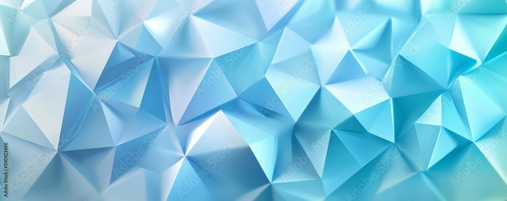 Blue Geometric Surface with Tetrahedrons. High Tech, Atmospheric Wallpaper. Blue Geometric Surface with Tetrahedrons. High Tech, Atmospheric Wallpaper.