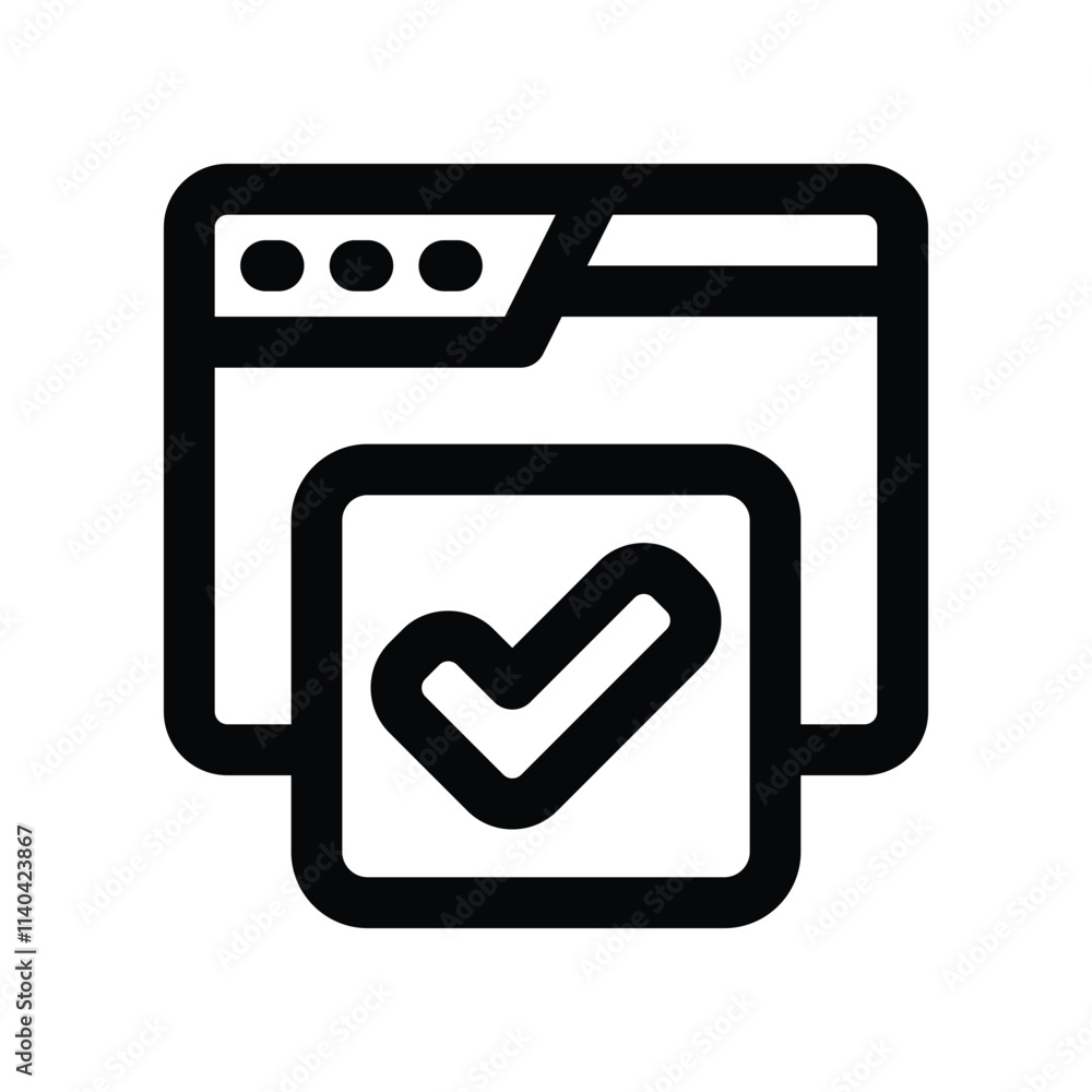 checking icon. vector line icon for your website, mobile, presentation, and logo design. checking icon. vector line icon for your website, mobile, presentation, and logo design.