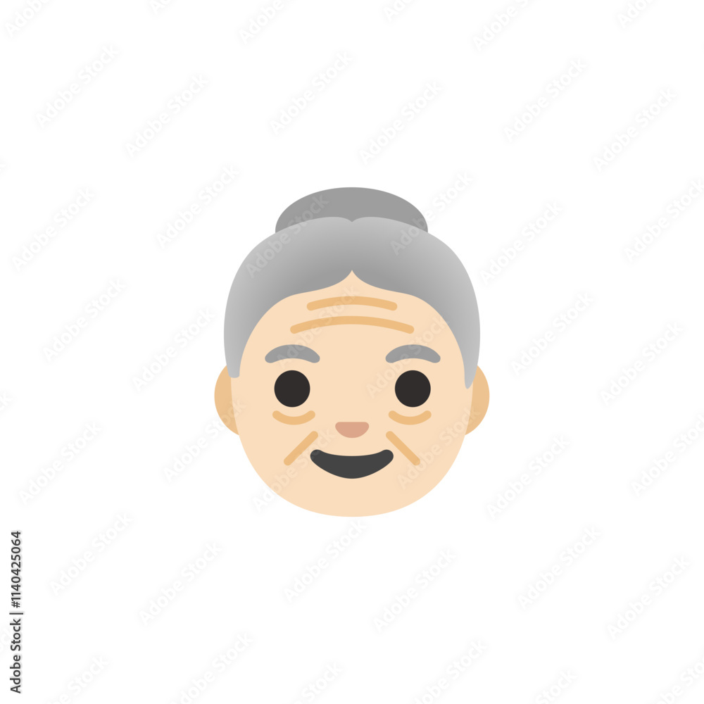 Fototapeta premium Older Woman Emoji