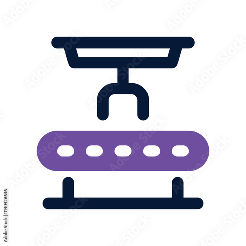 conveyor icon. vector dual tone icon for your website, mobile, presentation, and logo design.