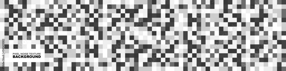 Fototapeta premium Textured pixel noise background vector illustration.