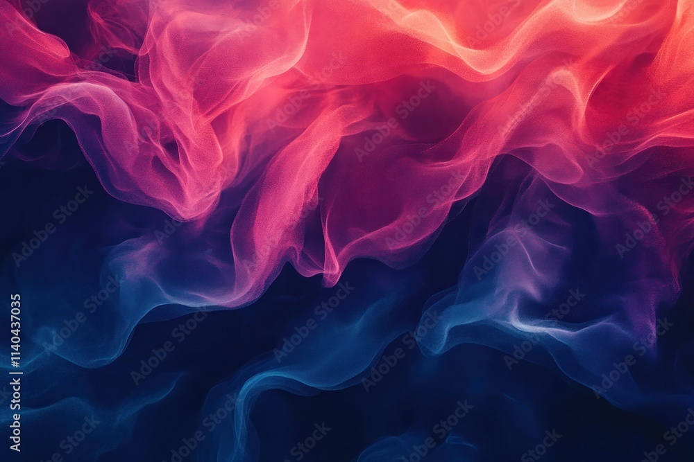 Fototapeta premium Colorful Abstract Smoke Wave Background