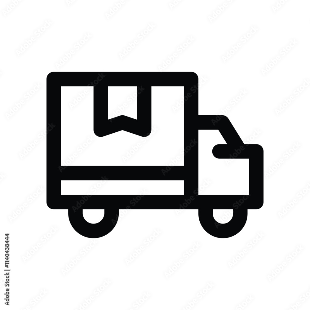 Delivery Truck icon. vector line icon for your website, mobile, presentation, and logo design. Delivery Truck icon. vector line icon for your website, mobile, presentation, and logo design.