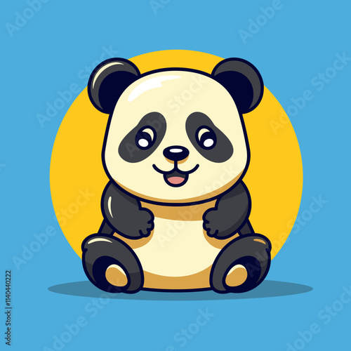 Panda cute illustration