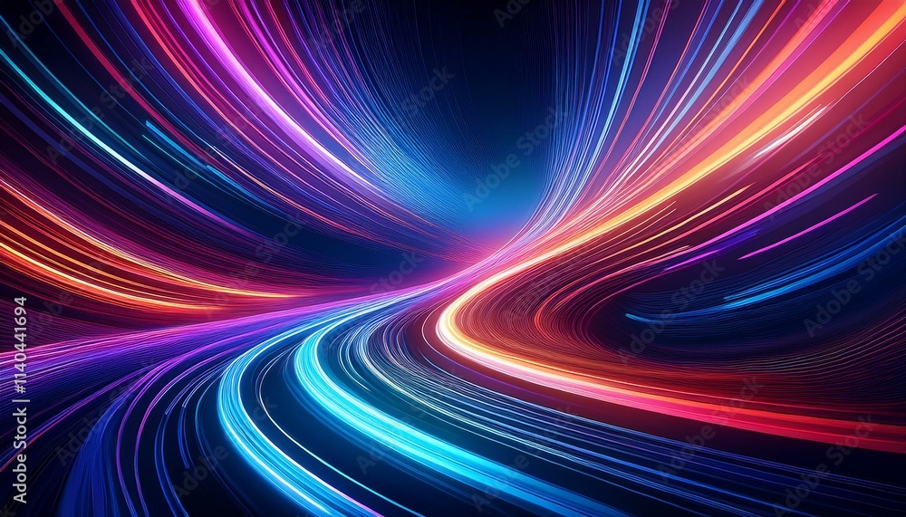 Abstract colorful speed concept background with lines in shape of track turn background graphic resource Abstract colorful speed concept background with lines in shape of track turn background graphic resource