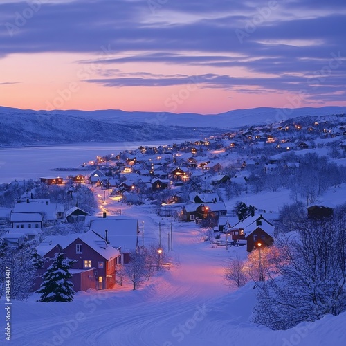 Kirkenes, in Norway's northeast, boasts a picturesque winter landscape.