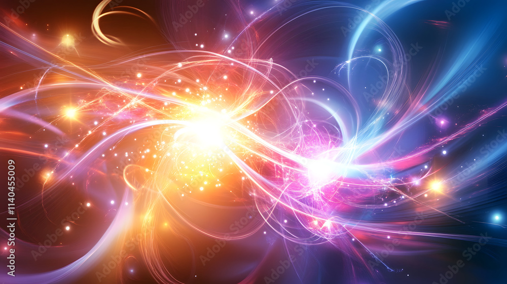 A Stunning Visual Burst of Energy Through Complex Pathways in Abstract Expression, Highlighting the Flow of Color and Pattern in Harmony A Stunning Visual Burst of Energy Through Complex Pathways in Abstract Expression, Highlighting the Flow of Color and Pattern in Harmony