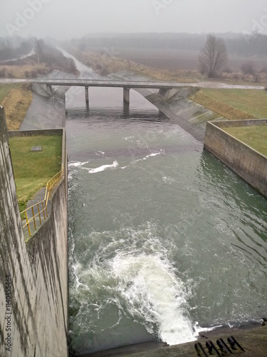 dam on the river