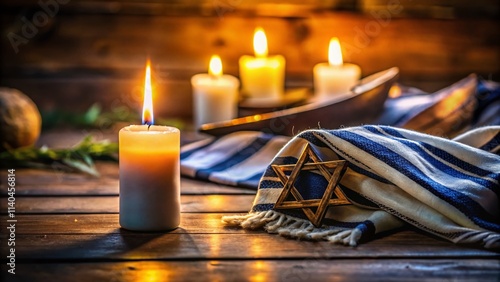 Jewish Mourning Photography: High Depth of Field Images of Shiva, Yahrzeit, Kaddish, Funeral, Memorial, Candle, Prayer,  Grief, Loss, Remembrance,  Jewish Tradition photo