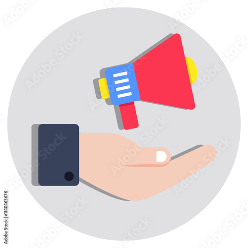 Premium download icon of announcer