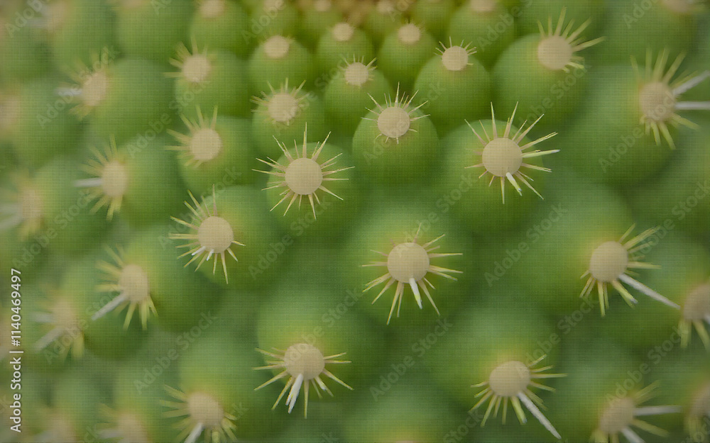 Macro Shot of a Cactus Spine Macro Shot of a Cactus Spine