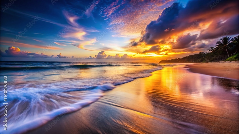 Long Exposure Beach Backgrounds: Stunning Coastal Scenery, Ocean Waves, Sunset Seascapes, Night Beach Photography Long Exposure Beach Backgrounds: Stunning Coastal Scenery, Ocean Waves, Sunset Seascapes, Night Beach Photography