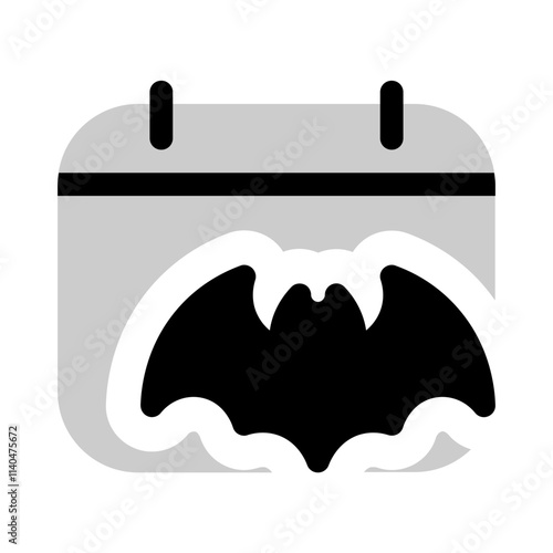 halloween icon with bulk style, perfect for user interface projects