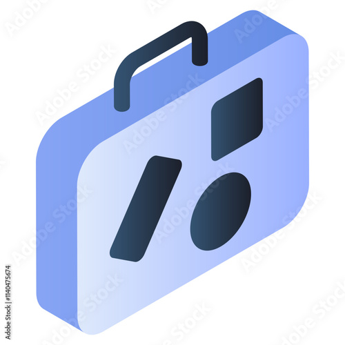 Modern design icon of briefcase