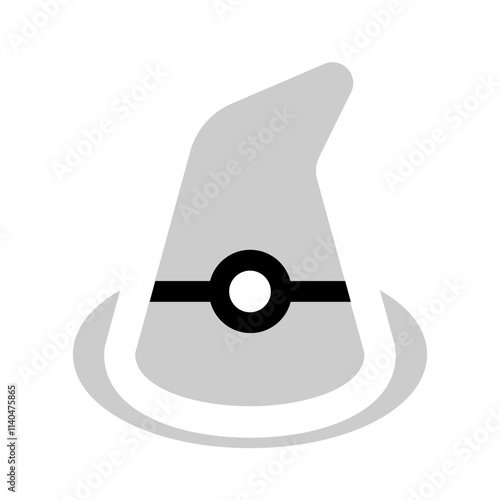 witch hat icon with bulk style, perfect for user interface projects