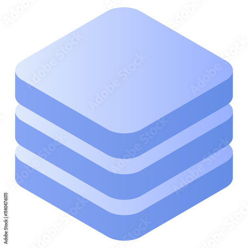 An editable design icon of layers