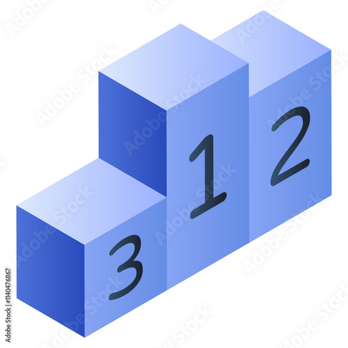 Position ranking board, icon of leaderboard