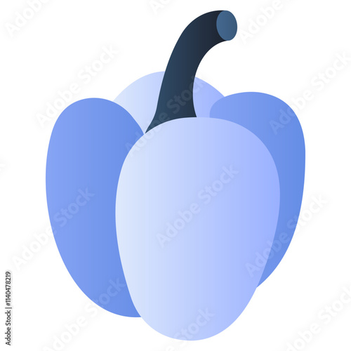A perfect design icon of capsicum