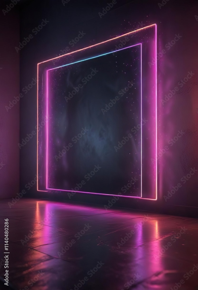 Softly glowing neon hues dance across a dark canvas of twinkling lights, electric, twinkle, abstract background Softly glowing neon hues dance across a dark canvas of twinkling lights, electric, twinkle, abstract background