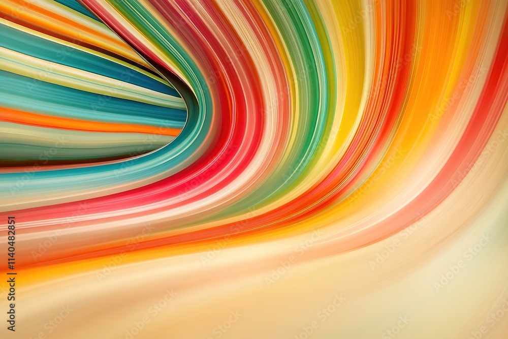 Swirling rainbow colors in smooth motion. Swirling rainbow colors in smooth motion.