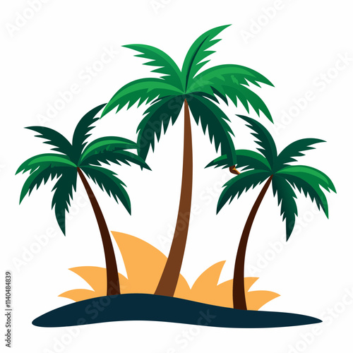 palm tree vector illustration